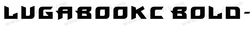 LugaBookC Bold字体转换